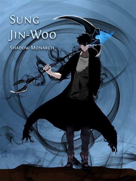 Sung Jin - Woo Shadow Monarch: Solo Leveling: protagonist Sung Jin ...