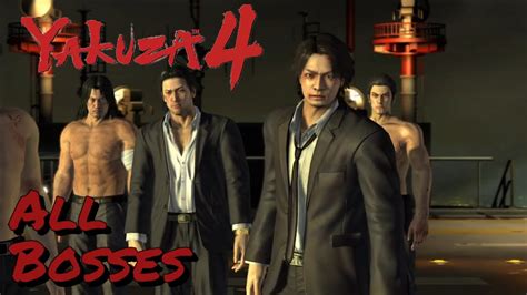 Yakuza 4 Remastered (LEGEND) | All Bosses + Ending - YouTube