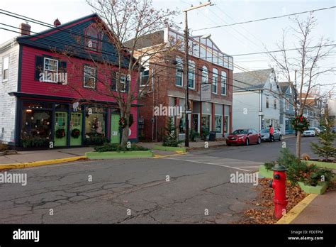 A street in Bridgetown, Nova Scotia, Canada Stock Photo - Alamy