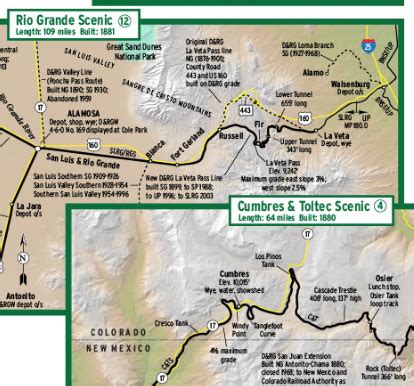 Durango To Silverton Train Map - California southern Map