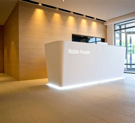 White Corian Reception Desk 5 - Office Reality Reception Desk Lighting, White Reception Desk ...