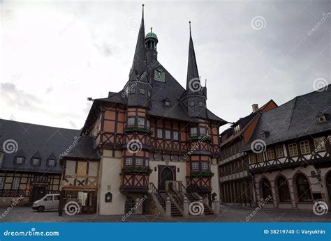 Town Hall of Wernigerode, Germany Stock Photo - Image of germany ...