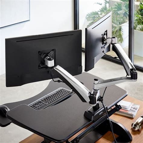 360 Degrees Of Freedom | Dual-Monitor Arm | Dual monitor arms, Monitor ...