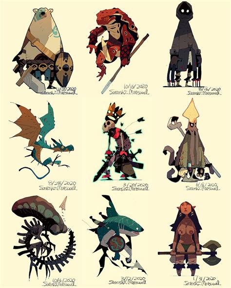 Artist of the Day | Satoshi... - Character Design References | Facebook