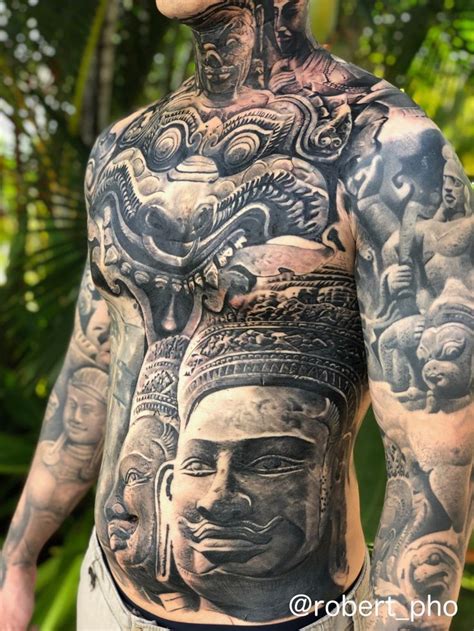 Cambodian Khmer Tattoo | Cambodian tattoo, Khmer tattoo, Body suit tattoo