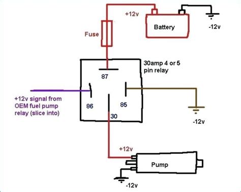 12v Relay Wiring Diagram 5 Pin ...