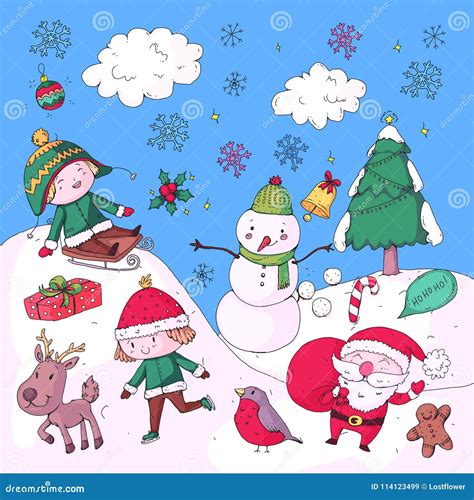 Christmas Drawing Images For Kids