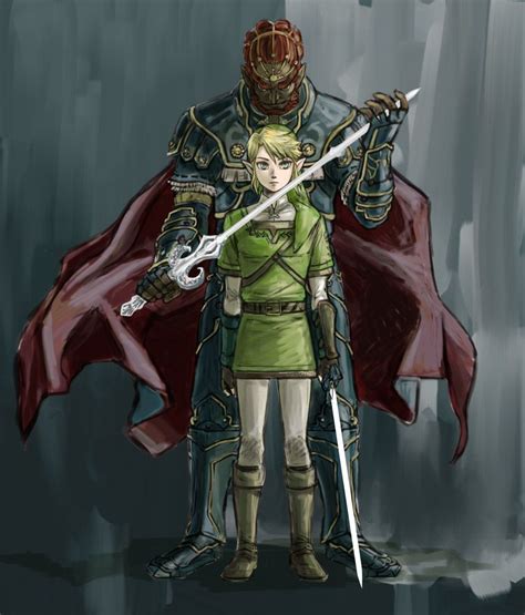 Ganondorf and Link. By Edit5. The Legend of Zelda: Twilight Princess | Legend of zelda, Zelda ...