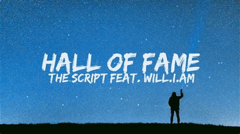 The Script - Hall Of Fame (Lyrics) - YouTube Music