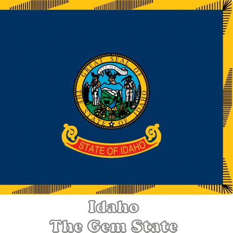 Idaho state flag Idaho, Slogan, Pixel, Flag, America, Greats, Scouts, Places, Boy Scouts