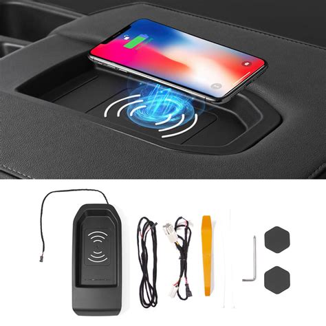 Buy Xipoo Fit Chevrolet Silverado GMC Sierra Wireless Charger Tray ...