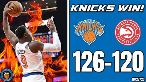 KNICKS WIN! New York Knicks vs Atlanta Hawks Recap & Highlights 🔥 - YouTube