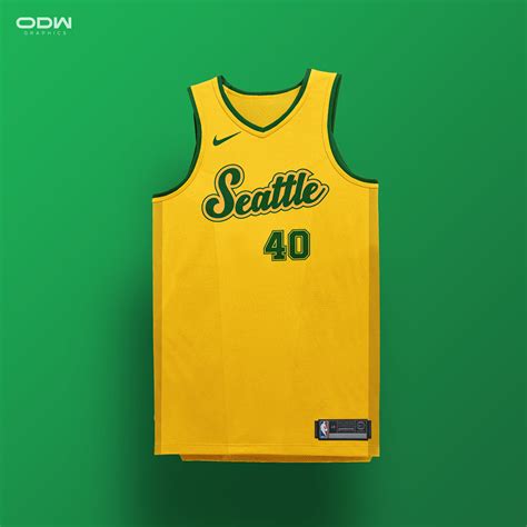 Seattle Supersonics Jersey Concept :: Behance