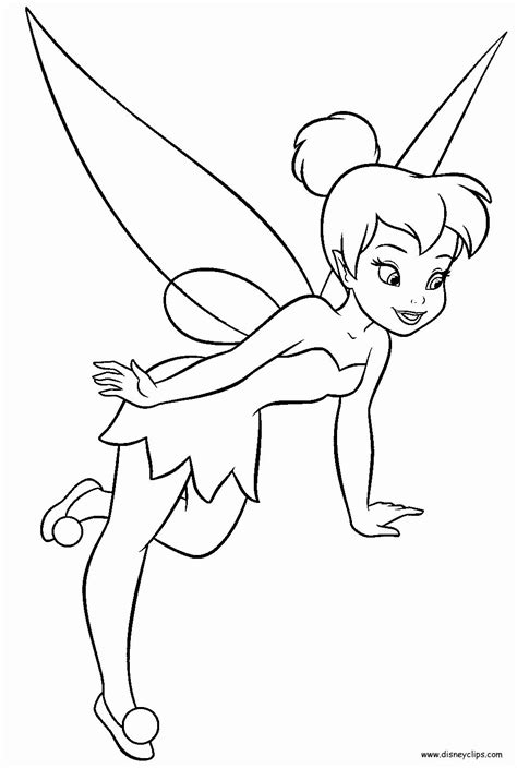 Baby Bop Coloring Pages Elegant Tinker Bell Coloring Page Disney ...