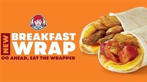 Ultra-Convenient QSR Breakfast Wraps : Wendy's Breakfast Wraps