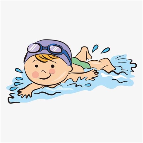 Kids Swimming Drawing | Free download on ClipArtMag