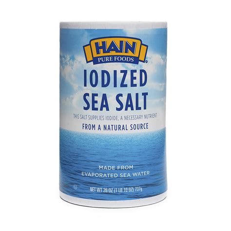 26 oz Iodized Sea Salt by Hain Pure Foods - Thrive Market