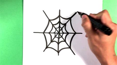 How to Draw a Spider web - Halloween Drawings #halloweendrawings # ...