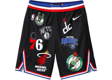 Supreme Nike NBA Teams Authentic Short Black Spring/Summer 2018