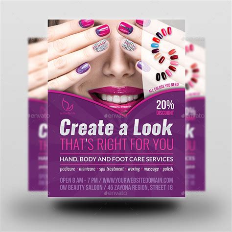 Nail Salon Flyer Template - 13+ Free & Premium Download