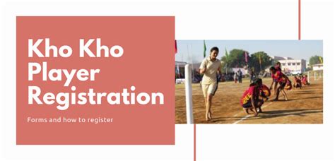 Kho Kho Player Registration | KHO KHO