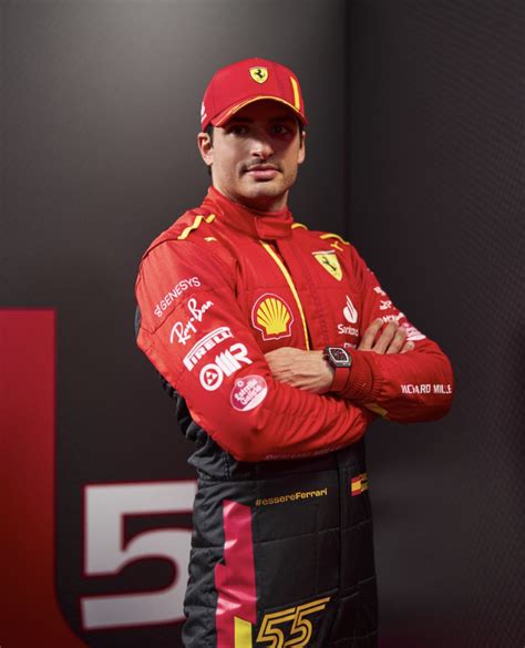 Photos: special Ferrari race-suit for Carlos Sainz in home Grand Prix ...