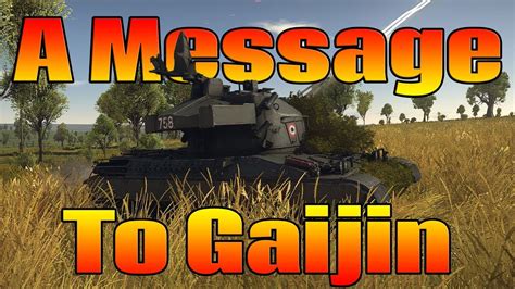 A Message to Gaijin: A discussion of Game-modes (War Thunder Gameplay) - YouTube