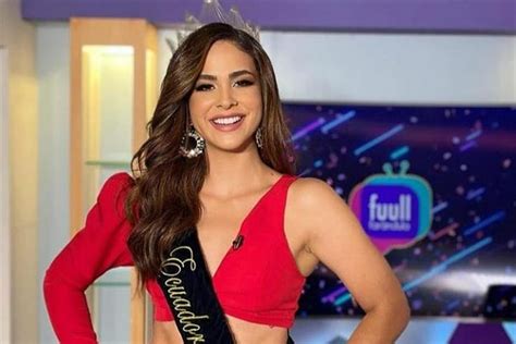 Miss Ecuador 2021 first runner-up Valeria Gutierrez is Miss ...