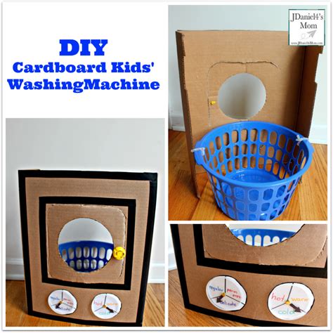 DIY Cardboard Kids' Washing Machine