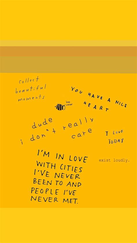 1152x2048 yellow aesthetic wallpaper iphone quotes | W O R D S | Pinterest ... | Yellow quotes ...