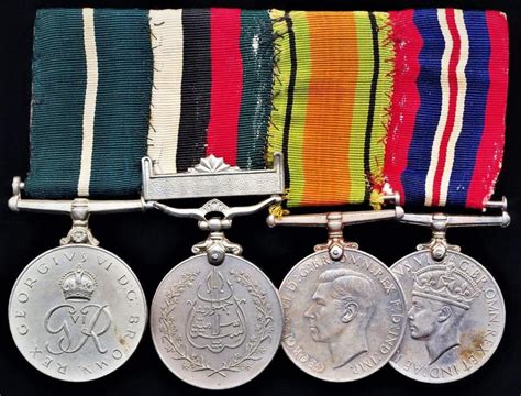 Aberdeen Medals | A Viceroy Commissioned Officer's Indian Army / Pakistan Army Second World War ...