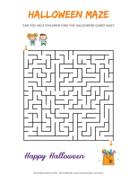 Halloween Mazes for Kids