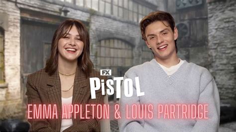 INTERVIEW: Emma Appleton & Louis Partridge | Pistol - YouTube