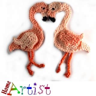 Ravelry: Flamingo Applique pattern by Homeartist crochet