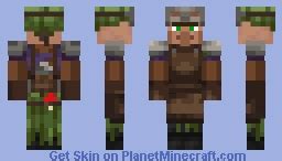 Swamp Villager Armorer Minecraft Skin