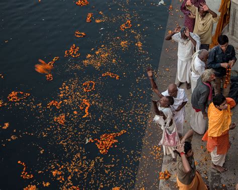 INDIA: Evening Aarti on the Vrindavan Ghats - LOUIS MONTROSE PHOTOGRAPHY