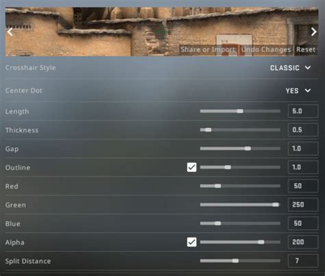 Guide to Best CS2 Crosshair Settings - CS LAB