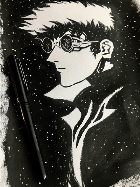 [Fanart] I drew Spike Spiegel : r/anime