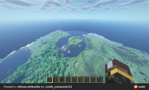 pretty cool island for a castle. seed is: -2543263960272640899 : r ...