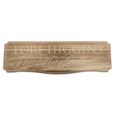 Sandblasted Wood Sign - Cedar Wood Sign | Woodland Mfg