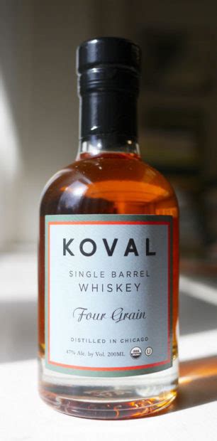 The KOVAL Single Barrel Four Grain Whiskey | The Malt Impostor