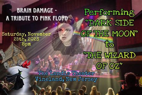 Brain Damage - A Tribute to Pink Floyd - DARK SIDE OF THE RAINBOW - The Landis Theater, The ...