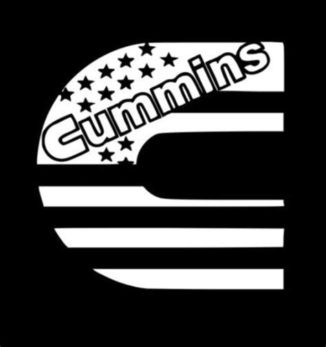 Diesel Truck Cummins Flag Logo Vinyl Decal Window Sticker - Etsy