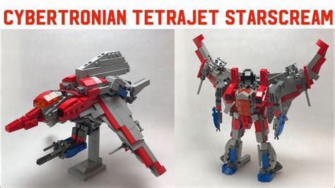 LEGO Transformers Starscream (Tetrajet) - YouTube