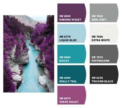 34 Trendy Bath Room Colors Schemes Plum | Apartment color schemes ...