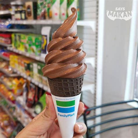 FamilyMart Is Now Selling Belgian Dark Chocolate Soft Serve And Milkshake