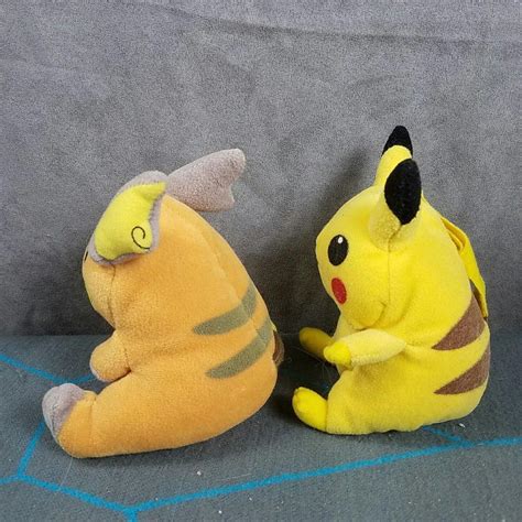 PIKACHU RAICHU Pokemon Bean Bag Plush Toy Stuffed Animal Lot Nintendo 1998 | #1953139175