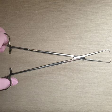 Vintage surgery Forceps, Uterine Tenaculum, Stainless Steel forceps, Surgical-Grade, Ring Handle ...