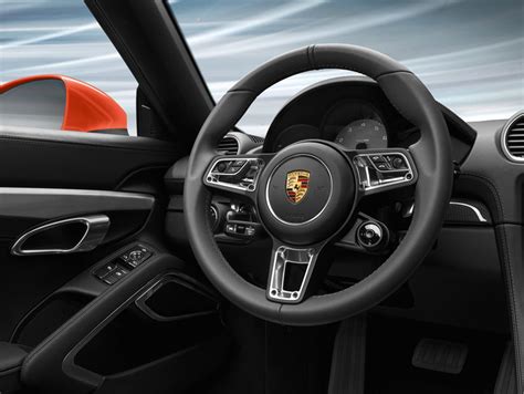 GT sports steering wheel in leather with multifunction and steering wh - Porsche Centre Downtown ...