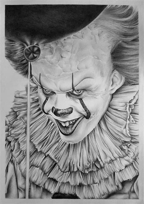 Pennywise Sketch at PaintingValley.com | Explore collection of Pennywise Sketch